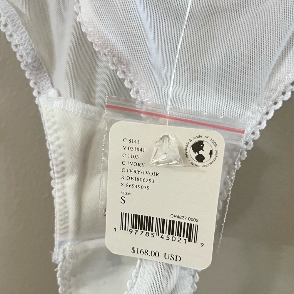Free People - Intimately  - Ready to Party Lace Bodysuit White Long Sleeve Small - Picture 11 of 11